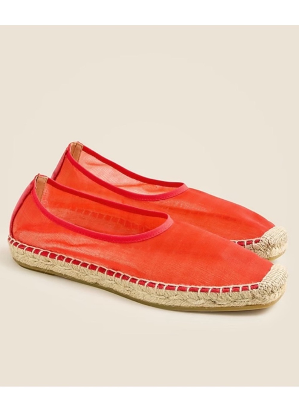 J crew made in Spain mesh espadrille flat 8